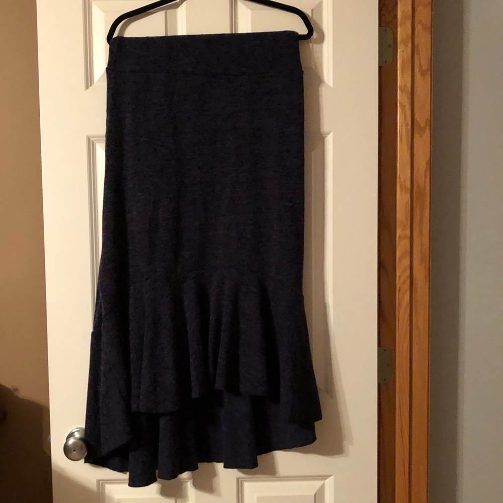 Large Luna Claire Navy Skirt